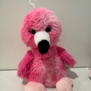 Pink Plush Flamingo Toy